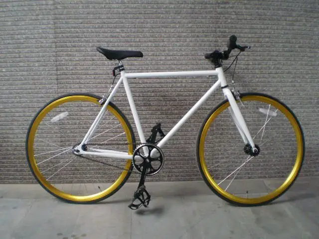 700C * 55 centimetri golden wheel single speed fixie gear bicicletta