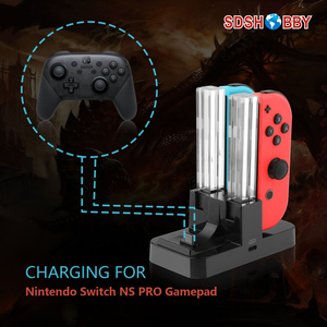 LED De Charge Dock Station USB Chargeur Berceau 4 <span class=keywords><strong>Joie</strong></span>-con Contrôleur Chargeur pour Nintendo Commutateur NS et PRO contrôleur - Product Image 5