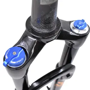 1.39kg Carbon DFS Air Fork DFS-RLC-TP-TC-15X100 Bicycle Suspension Fork Mountain Bike Rebound Adjust 26-29er