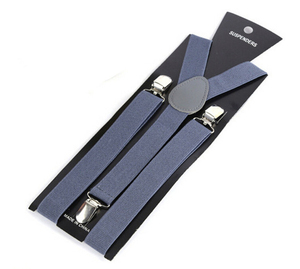 Bretelles Hip Hop pour hommes, ceinture élastique de couleur unie, pour adultes, nouveauté, vente en gros - Product Image 5