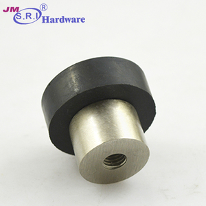 Vente chaude, butée <span class=keywords><strong>de</strong></span> <span class=keywords><strong>porte</strong></span> ronde en acier inoxydable massif au <span class=keywords><strong>design</strong></span> moderne pour hôtels et applications en caoutchouc - Product Image 3