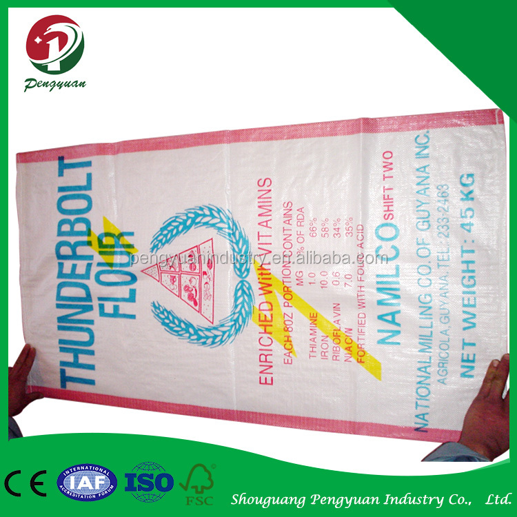 Alibaba профессиональный дешевые цены полноцветная печать ламинированной упаковки используется пп тканые сумки