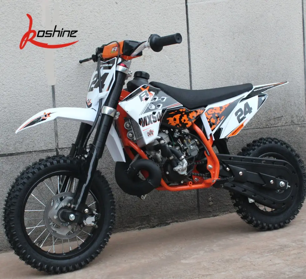 Koshine Motor Gas Watergekoelde Motor Mini Dirt Bike 50CC