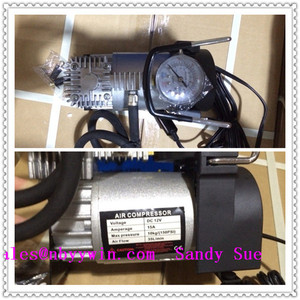 कारों/वाहन/ऑटोमोबाइल पोर्टेबल टायर Inflator पंप मिनी पिस्टन हवा कंप्रेसर के लिए कार - Product Image 2