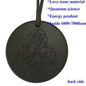 Regalos personalizados Ángel alas collar de Lava collar de piedra de energía de la <span class=keywords><strong>ciencia</strong></span> 6000-7000 los iones - Product Image 4