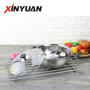 14-16-18cm 3 unids pot set Nuevo producto Servicio de Ollas de acero inoxidable/acero tapa de la olla - Product Image 5