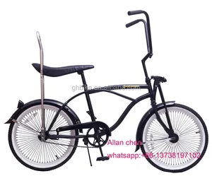 20 pulgadas negro adulto de los niños de color deporte productos niños Crucero de playa lowrider bicicleta en stock para la venta