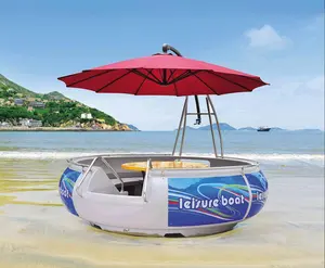 China cheap CE approved bbq donut boat