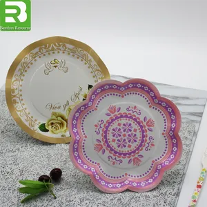 Proveedores de platos desechables de papel personalizados de China