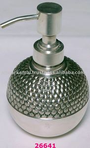 Distributeur de savon liquide en laiton, Design gravé, pompe de lavage des mains, en forme ronde, pour salle de bains, cuisine, maison, hôtel, ml - Product Image 2