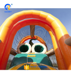 Venta al por mayor directa de fábrica: Combo inflable de obstáculos de <span class=keywords><strong>jungla</strong></span> con tobogán y túnel, juegos deportivos inflables para parques de atracciones - Product Image 6