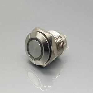 Bán buôn cao phẳng Thiết bị truyền động 12V thép không gỉ Brass IP65 Đèn pin Màu Đỏ <span class=keywords><strong>push</strong></span> <span class=keywords><strong>button</strong></span> chuyển với đèn <span class=keywords><strong>LED</strong></span> cho các thiết bị gia dụng - Product Image 4