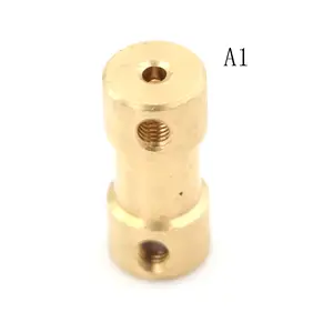 New Brass Flexible Motor Shaft Coupling Coupler Motor Transmission Connector Drive Shaft 2mm 5 Connector Boat Rc C22