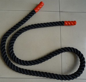 Biểu Tượng Tùy Chỉnh Chất Lượng Cao 100% <span class=keywords><strong>Poly</strong></span> Dacron Nặng Trận <span class=keywords><strong>Rope</strong></span> 25Mm Đường Kính Cho Tập Thể Dục 3M Unisex Chéo Nhảy Dây - Product Image 4