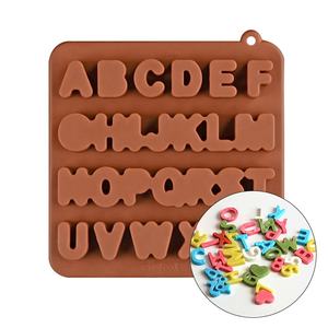 Eco-friendly Alfabeto Lettera di Disegno 3D Personalizzato Torta Del Silicone di Cottura Stampi - Product Image 1