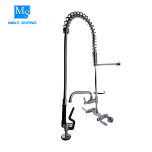doble palanca <span class=keywords><strong>cocina</strong></span> <span class=keywords><strong>de</strong></span> restaurante flexible <span class=keywords><strong>grifo</strong></span> <span class=keywords><strong>de</strong></span> montaje en pared prerinse <span class=keywords><strong>con</strong></span> <span class=keywords><strong>extensible</strong></span> <span class=keywords><strong>de</strong></span> la <span class=keywords><strong>manguera</strong></span> - Product Image 2