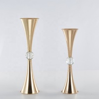 Vases à double corne pour centre de table de mariage