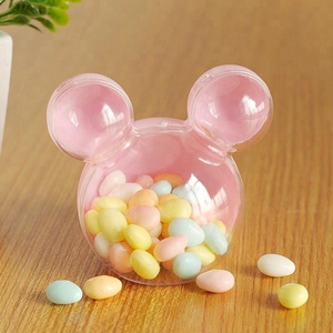 New Style Mickey Shaped Candy Box Acrylic Plastic Candy Box