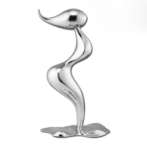 Scultura Moderna di Ballerina in Acciaio Inossidabile per Decorazione <span class=keywords><strong>Giardino</strong></span> - Product Image 1
