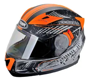 2017新产品OEM服务时尚圆点标准头盔双遮阳板casco摩托车头盔yema头盔YM-925