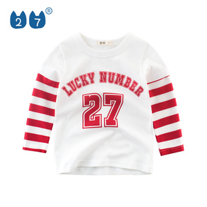 Camiseta de manga larga para niños, ropa informal de algodón con estampado, primavera y otoñ<span class=keywords><strong>o</strong></span>, 2021 - Product Image 2