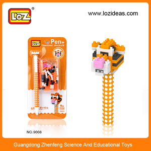 Loz diy animales de juguete en forma de bolígrafo plástico promocional - Product Image 1