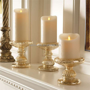 Ensemble de 3 bougies LED sans <span class=keywords><strong>flamme</strong></span> à piles avec effet de <span class=keywords><strong>flamme</strong></span> <span class=keywords><strong>vacillante</strong></span> - Product Image 4