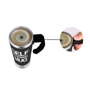<span class=keywords><strong>Promo</strong></span> 500ml selbst rührende Kaffeetasse aus Edelstahl mit Griff - Product Image 4
