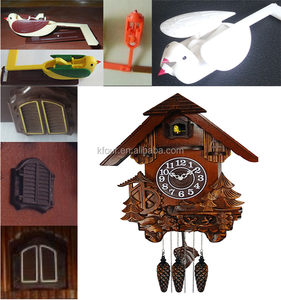 Youngtown thạch anh phong trào cho Diy Đồng hồ keshi cúc cu Đồng hồ cơ chế vuông nhựa DIY đồng hồ với Pin điện - Product Image 2