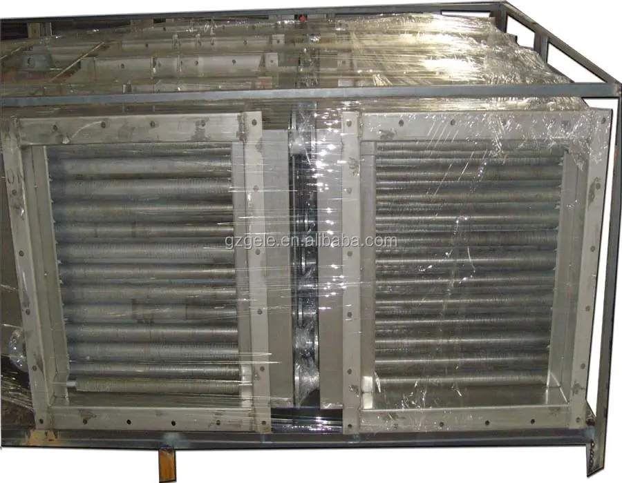 Air Cool Chiller Máy Sưởi Ép Đùn Bộ Trao Đổi Nhiệt & Bộ Ngưng Tụ CuộN Quạt