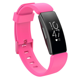 Ivanaze-Bandas de repuesto para <span class=keywords><strong>Fitbit</strong></span> <span class=keywords><strong>Inspire</strong></span>/ <span class=keywords><strong>Inspire</strong></span> <span class=keywords><strong>HR</strong></span>, Correa deportiva de silicona transpirable, hebilla de Metal segura, novedad - Product Image 3