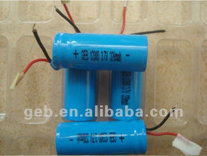 3.7 V 320 mah 12300 recargable cilíndrica li ion de la batería - Product Image 1