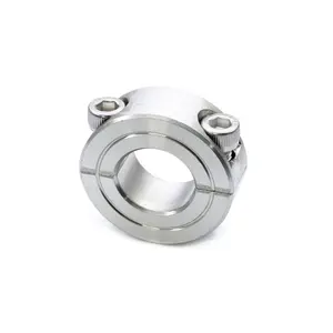 Factory Aluminum Steel Double Split/Two piece/Clamping Shaft Collar With Screw