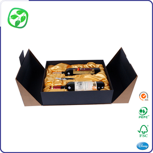 Tùy Chỉnh Thương Hiệu Nam Châm Hộp Rượu Nhà Máy, Trung Mở Hộp Rượu Giấy - Product Image 5