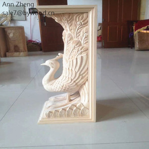 Décoration murale en bois d'ormeau, pièce en bois sculpté pour homme, décoration - Product Image 1