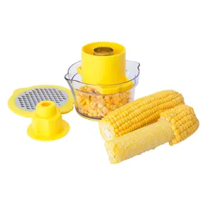 hot sell useful Thresher Tool Kitchen Corn Cob Cutter Stripper Remover One Step Corn