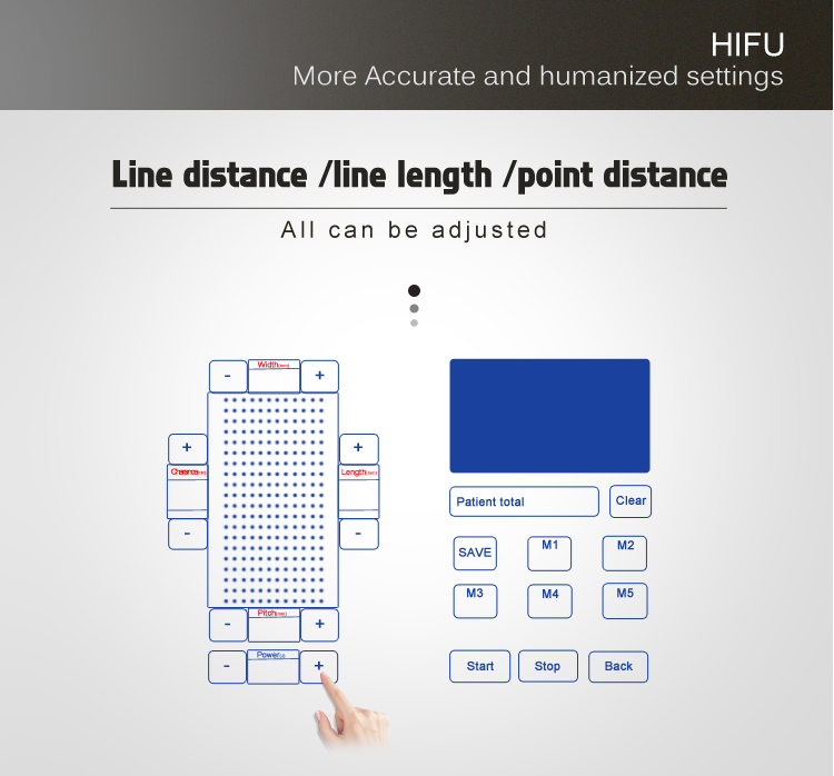 3D Hifu Face Machine 11 Lines Facial Anti Aging Slimming Body Machine