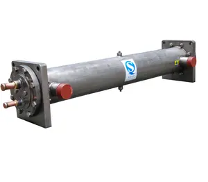 Escudo do do evaporador de titânio e tubo de troca de calor, condensador, troca de calor de bobina de aço inoxidável