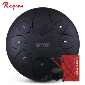Tambour à langue en acier de 10 pouces, 8 notes, échelle pentatonique, tambour <span class=keywords><strong>handpan</strong></span> pour adultes et enfants - Product Image 4