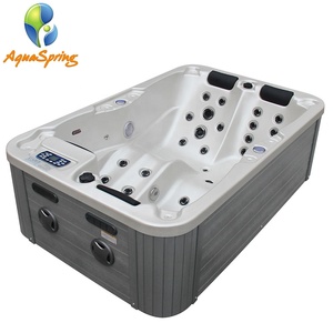 Spa extérieur pour 3 personnes, spa à remous en acrylique Aristech, système Balboa Gecko Joyonway, bain à remous, <span class=keywords><strong>jacuzzi</strong></span>, bacs à spa <span class=keywords><strong>avec</strong></span> éclairage <span class=keywords><strong>LED</strong></span> - Product Image 1