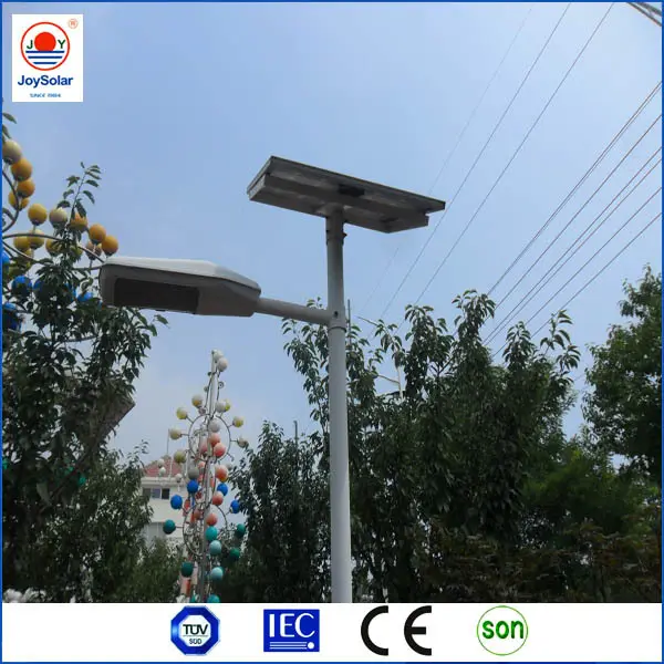 Aprobado por la ce led luz de calle solar, china al aire libre luz de calle solar