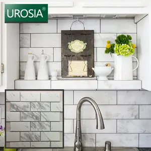 Subway Factory Direct Sale High Quality Carrara Marble And White Subway Wall Tile Wear-Resistant For Kitchen Decor