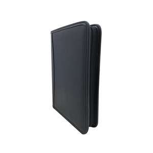 Newest A4 Business Manager Meeting <strong>PU</strong> Leather Folder <strong>PVC</strong> Folders File <strong>PU</strong> Leather Zip Document <strong>Portfolio</strong> - Product Image 5