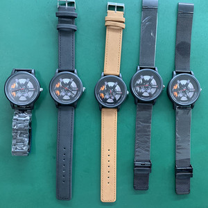 Personalizzato Cerchio Orologi di Design La Propria Auto Orologio Da Polso Freno A Disco Strumento Pannello Orologio di Stampa - Product Image 6