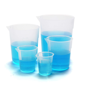 Gelsonlab HSCW-004 प्लास्टिक बीकर 30 ml, 50 ml, 100 ml, 150 ml, 250 ml, 500 ml, 1000 ml, टोंटी के साथ Stackable, ढाला स्नातक - Product Image 1