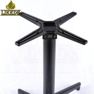 حار بيع تكويم انفصال طاولة قابلة للطي الساقين قاعدة قاعدة من الحديد الزهر - Product Image 2