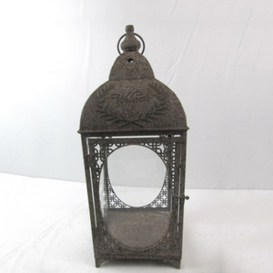 Candelabro <span class=keywords><strong>de</strong></span> hierro <span class=keywords><strong>forjado</strong></span> para exteriores, farol decorativo - Product Image 5