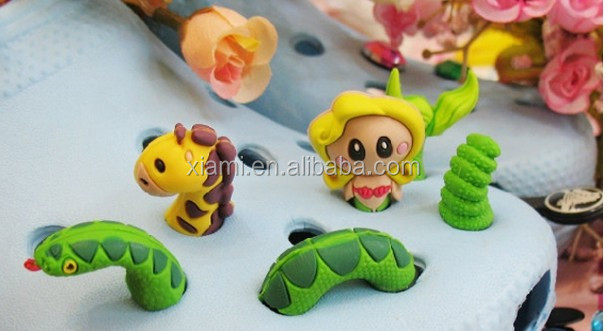 Красивый дизайн русалки 3D Мягкие ПВХ туфли очаровательные