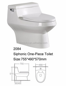 Vanchi Toiletten sitz Wasserstrahl Preise Wasser klosett Seitens pülung Siphon bequemer Toiletten sitz - Product Image 5