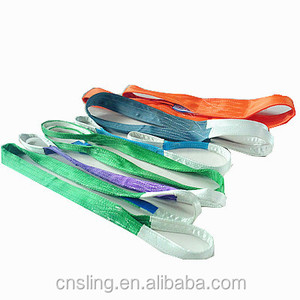 롤 TIANMA 플랫 리프팅 끝없는 편도 100 톤 폴리에스터 웨빙 슬링 리프팅 벨트 CE 인증 안전 계수 5:1 - Product Image 5